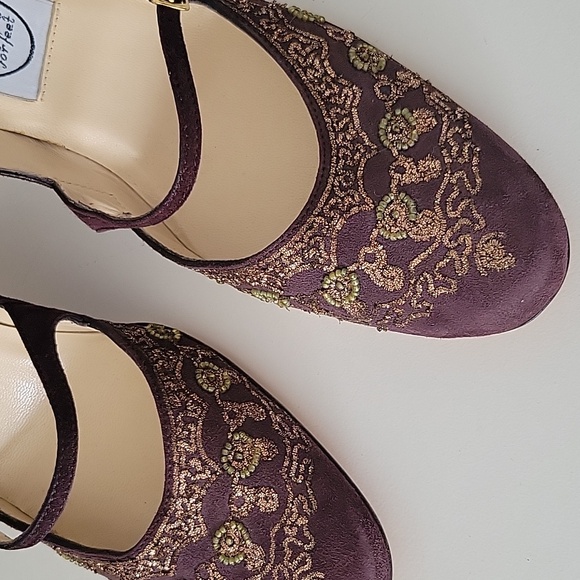 Womens Emma Hope Purple Suede  Shoes Size 39 - Picture 8 of 8